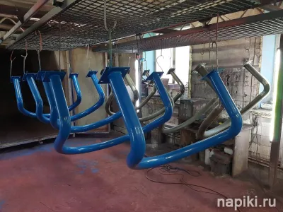 Защитные дуги безопасности столбики и отбойники для АЗС, АГНКС, АГЗС фото 2