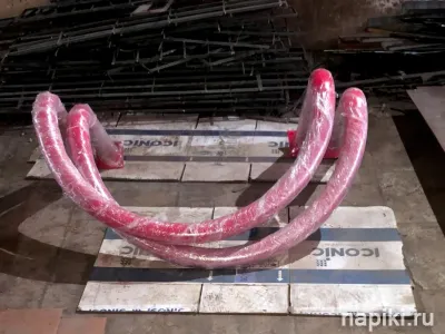 Защитные дуги безопасности столбики и отбойники для АЗС, АГНКС, АГЗС фото 3