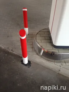 Защитные дуги безопасности столбики и отбойники для АЗС, АГНКС, АГЗС фото 9