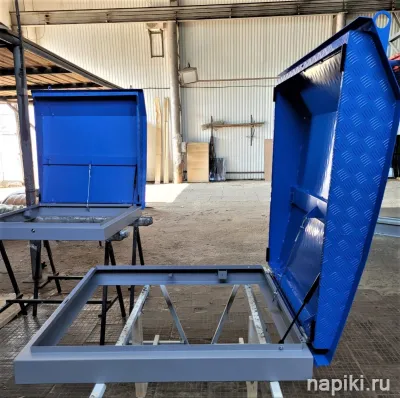 Крышки для шахт технологических резервуаров и люков слива на АЗ