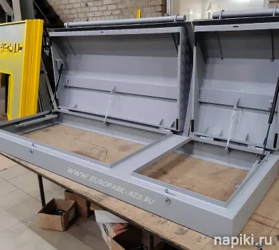 Крышки для шахт технологических резервуаров и люков слива на АЗ фото 4