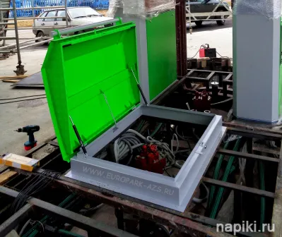 Крышки для шахт технологических резервуаров и люков слива на АЗ фото 10