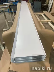 Панель реечная оцинкованная для потолков навесов и фасадов зданий