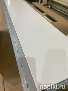 Панель реечная оцинкованная для потолков навесов и фасадов зданий