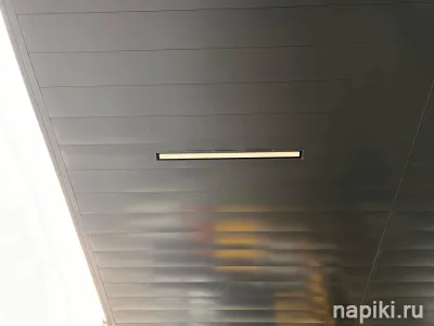 Панель реечная оцинкованная для потолков навесов и фасадов зданий фото 2