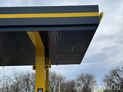 Панель реечная оцинкованная для потолков навесов и фасадов зданий фото 3