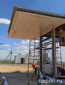 Панель реечная оцинкованная для потолков навесов и фасадов зданий фото 9